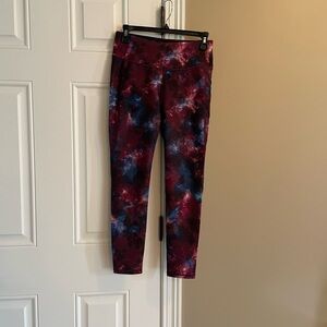CALIA Burgundy Pattern Leggings